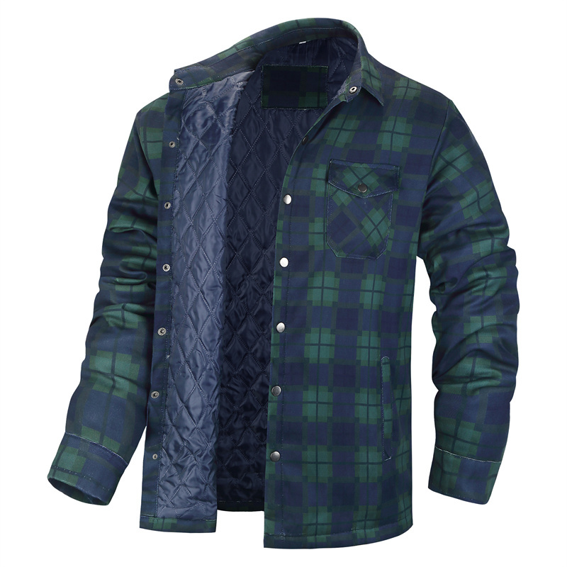 Jaqueta xadrez verde grossa ma - Flannel Shirt Lined avaliação e preço